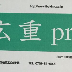 台紙付お灸広重Pro<だいしつきおきゅうひろしげぷろ>